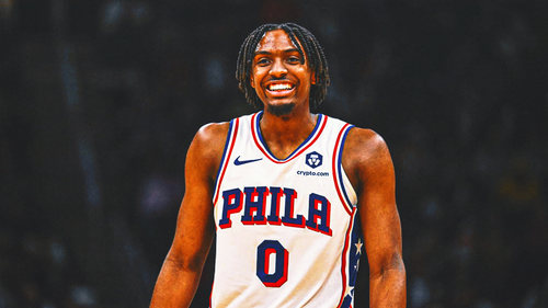 GOLDEN STATE WARRIORS Trending Image: 2023-24 NBA Most Improved odds: 76ers' Tyrese Maxey favored